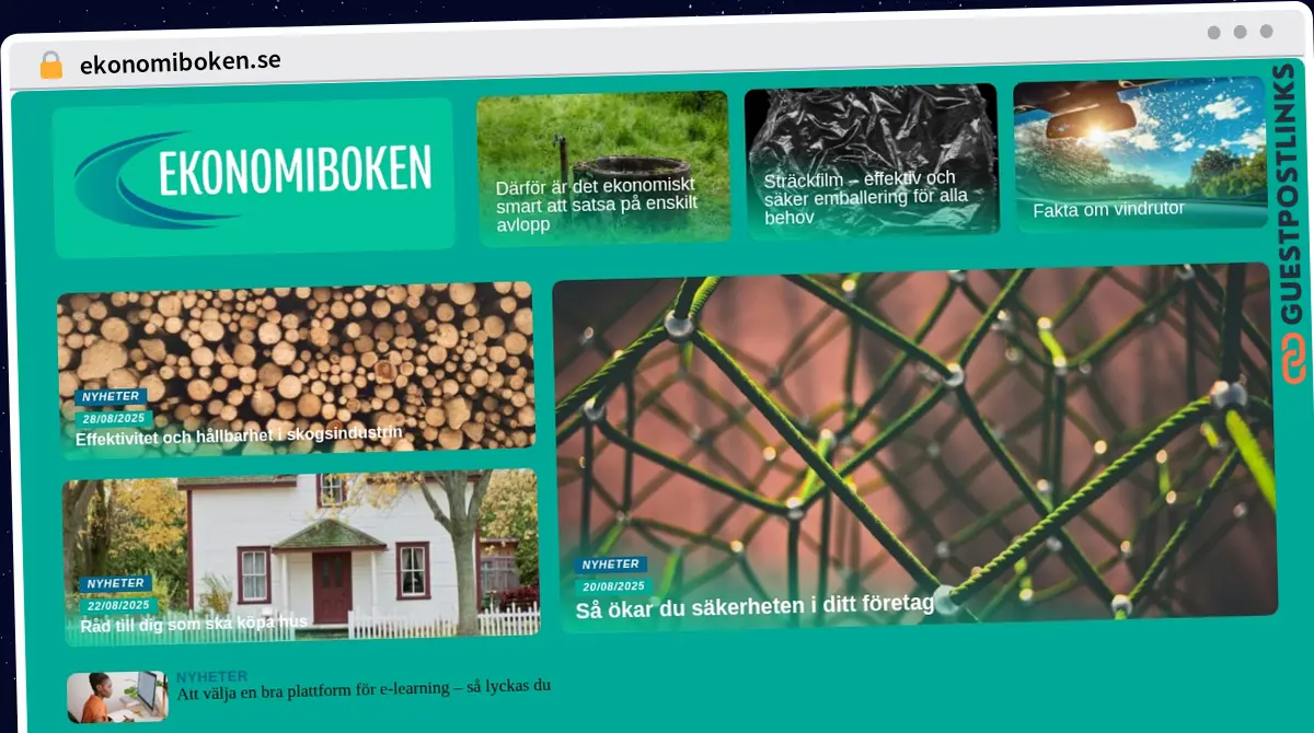 Publish Guest Post on ekonomiboken.se