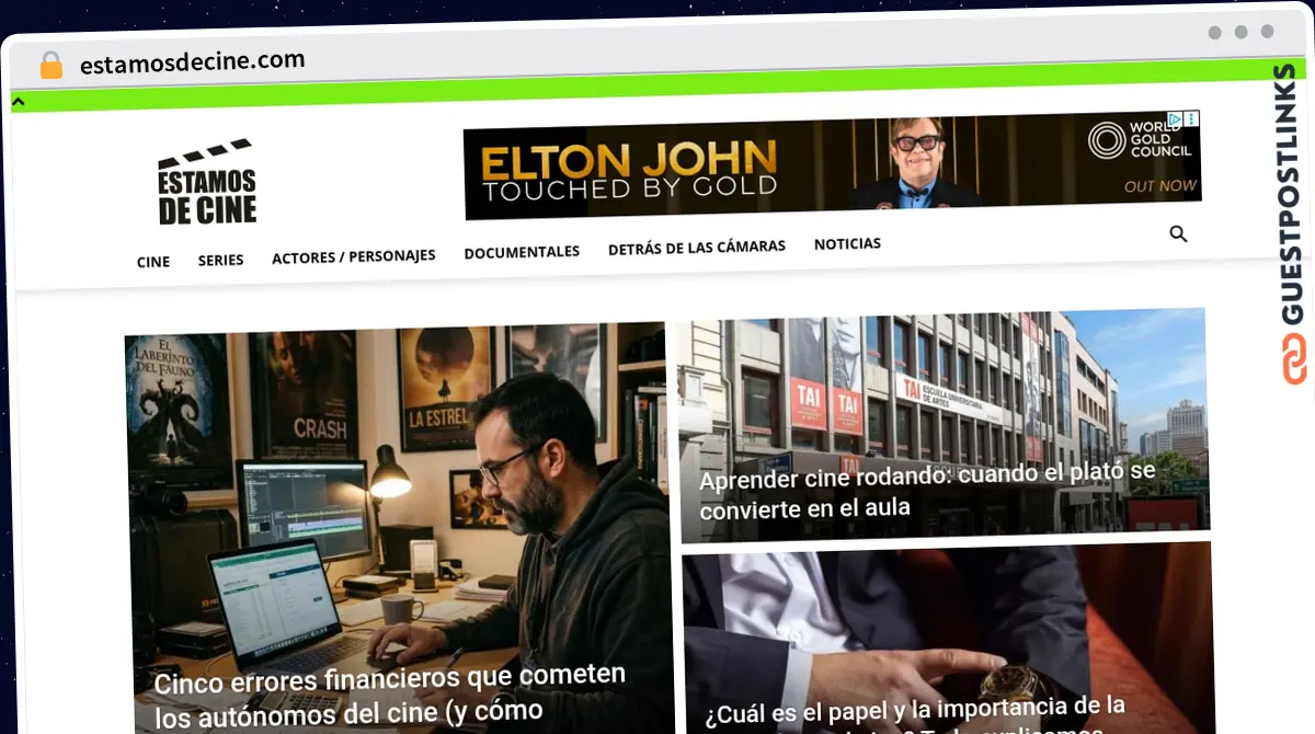 Publish Guest Post on estamosdecine.com