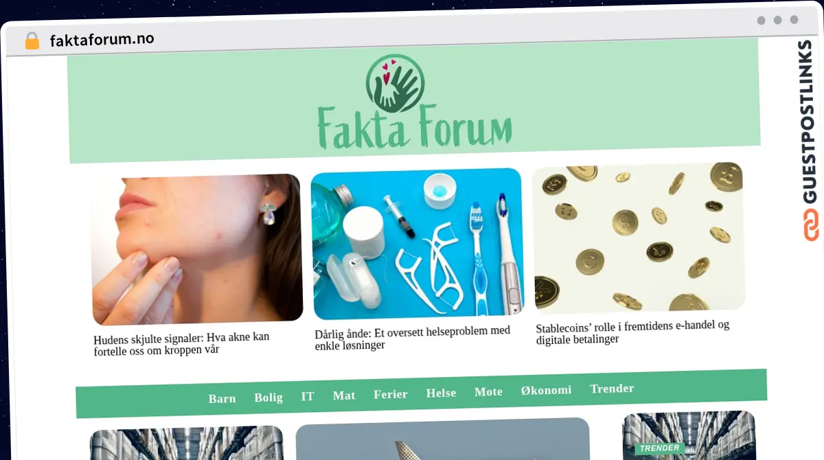 Publish Guest Post on faktaforum.no