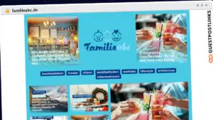 Publish Guest Post on familieabc.de