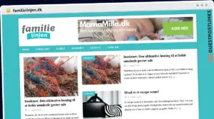 Publish Guest Post on familielinjen.dk