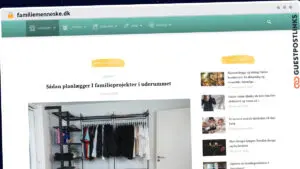 Publish Guest Post on familiemenneske.dk