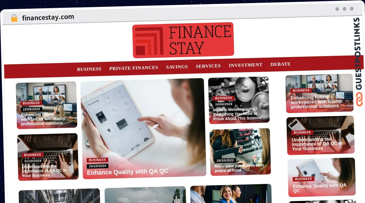 Publish Guest Post on financestay.com