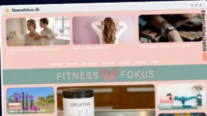 Publish Guest Post on fitnessfokus.dk