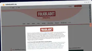 Publish Guest Post on folkbladet.nu