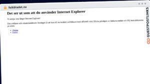 Publish Guest Post on folkbladet.nu
