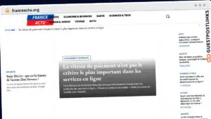 Publish Guest Post on franceactu.org