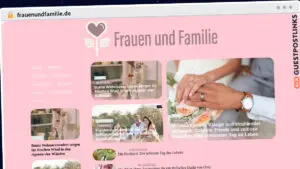 Publish Guest Post on frauenundfamilie.de