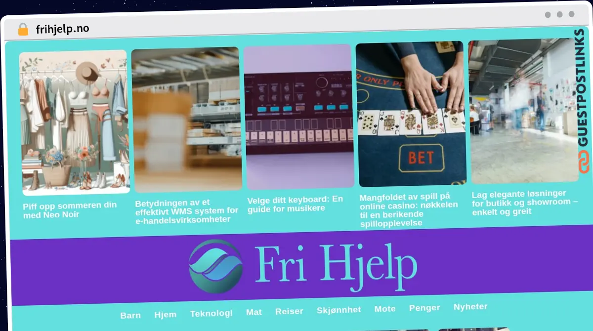 Publish Guest Post on frihjelp.no