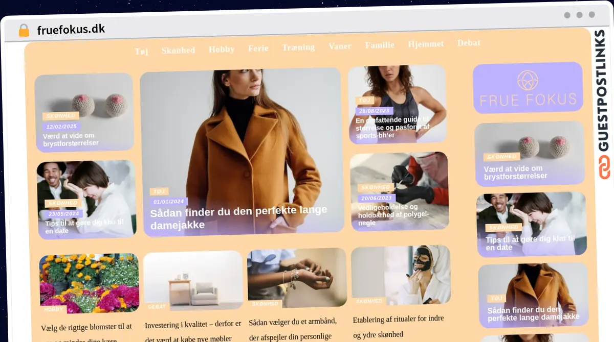 Publish Guest Post on fruefokus.dk