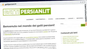 Publish Guest Post on gattipersiani.it