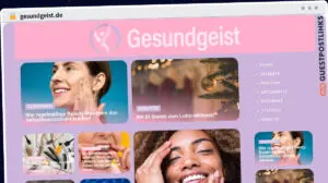 Publish Guest Post on gesundgeist.de