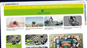 Publish Guest Post on gladjebubblan.se