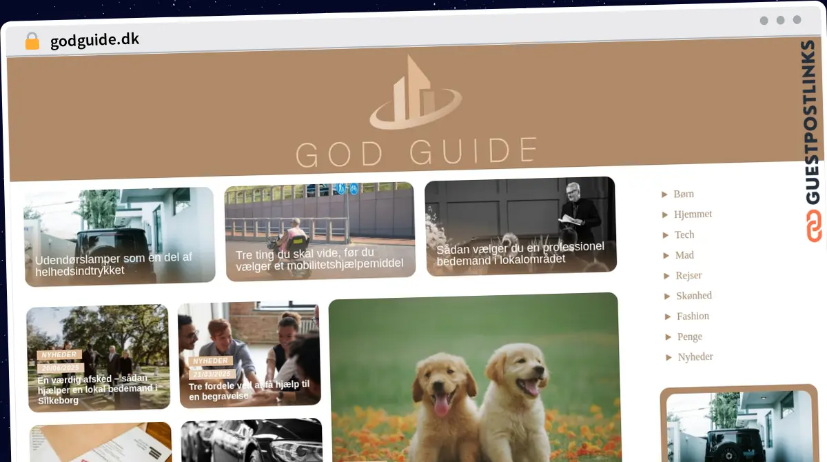 Publish Guest Post on godguide.dk