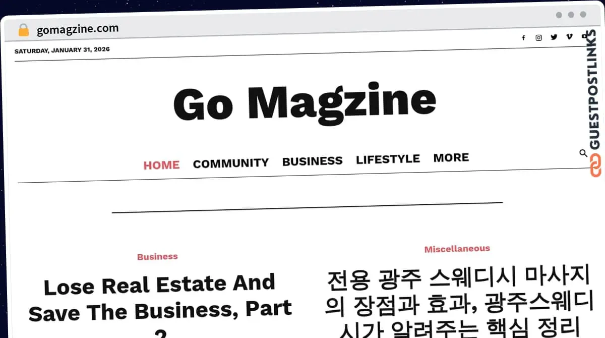 Publish Guest Post on gomagzine.com