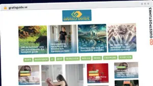 Publish Guest Post on gratisguide.se