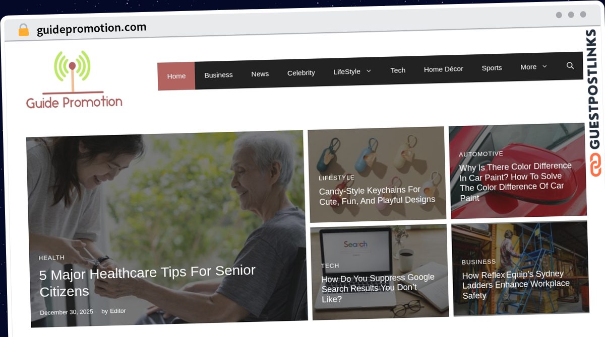 Publish Guest Post on guidepromotion.com