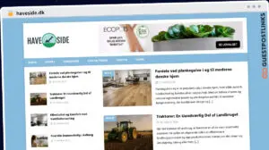Publish Guest Post on haveside.dk