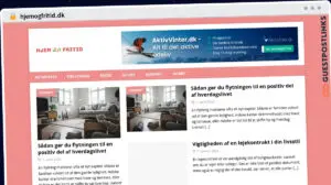 Publish Guest Post on hjemogfritid.dk