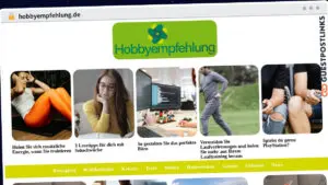 Publish Guest Post on hobbyempfehlung.de