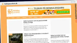 Publish Guest Post on hobbyparadiset.dk