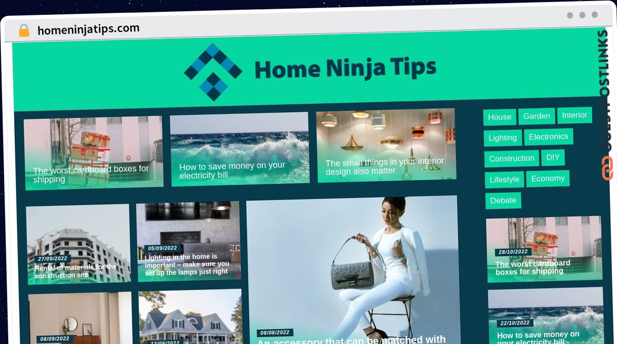 Publish Guest Post on homeninjatips.com