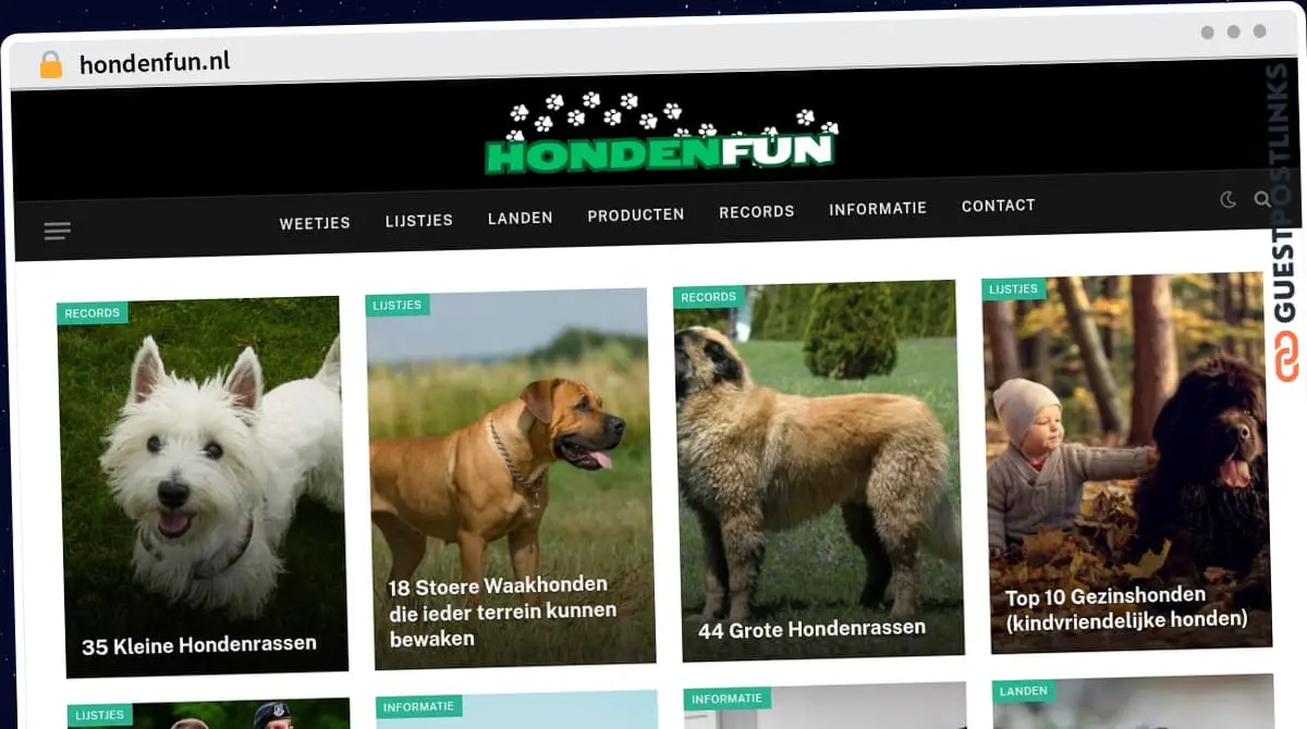 Publish Guest Post on hondenfun.nl