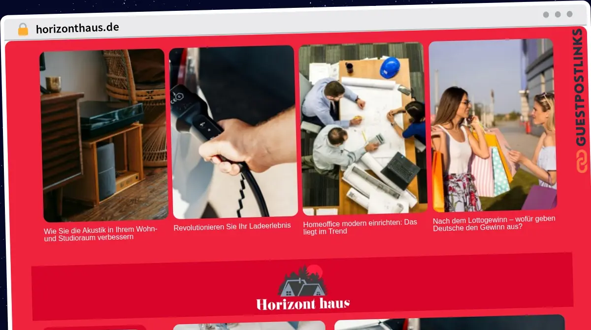 Publish Guest Post on horizonthaus.de
