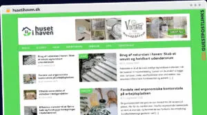 Publish Guest Post on husetihaven.dk