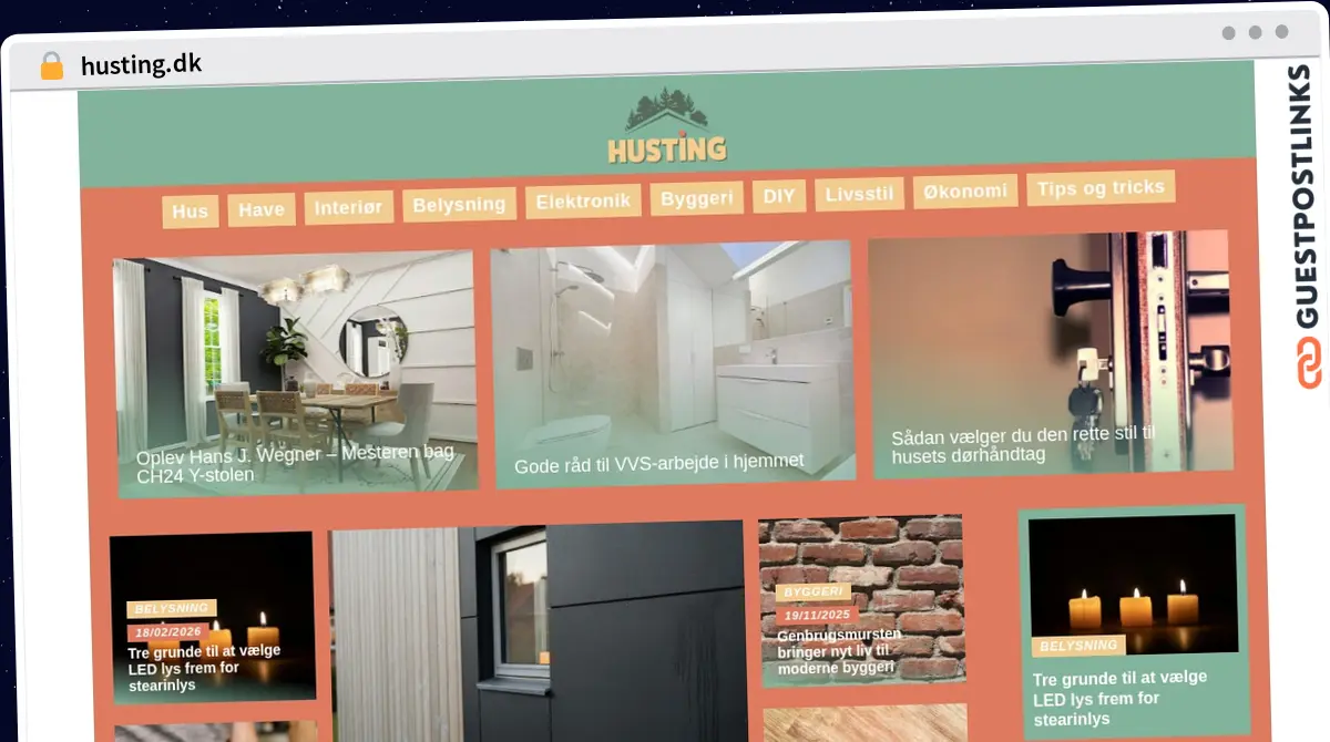 Publish Guest Post on husting.dk