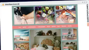 Publish Guest Post on ideenfuershaus.de