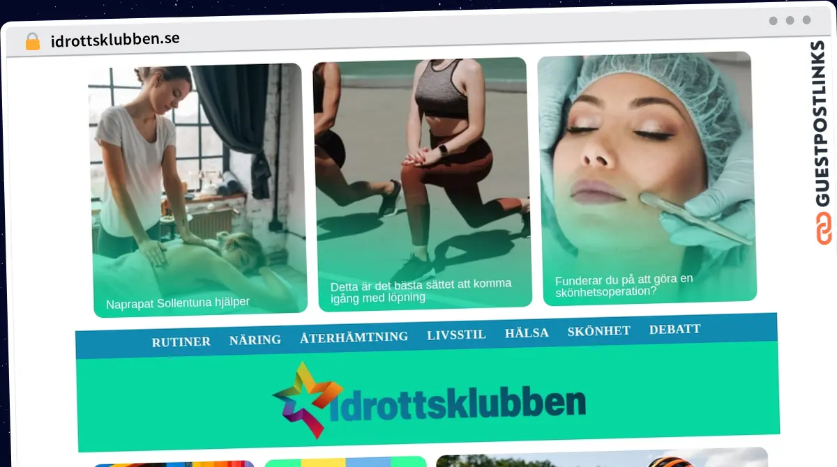 Publish Guest Post on idrottsklubben.se