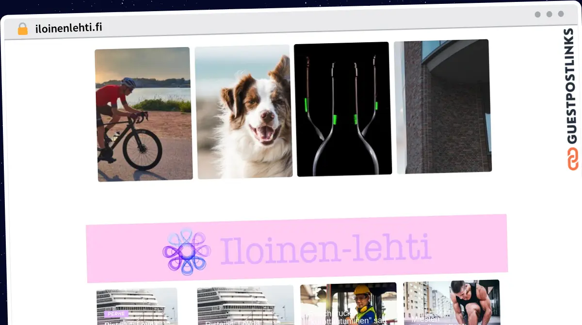 Publish Guest Post on iloinenlehti.fi