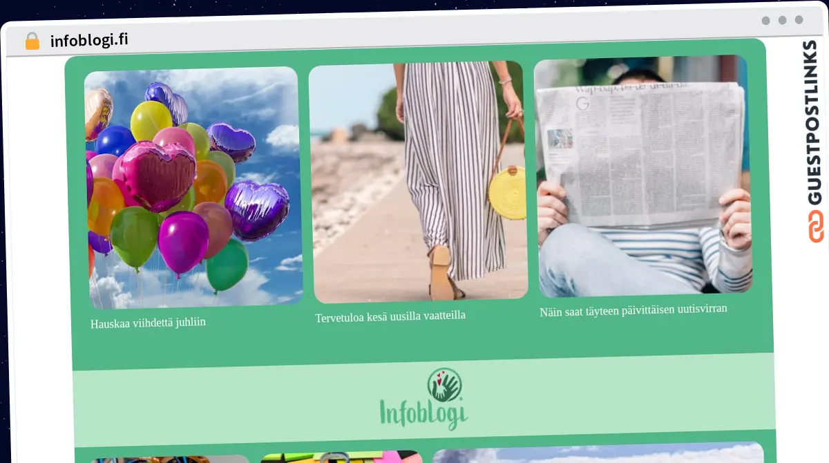 Publish Guest Post on infoblogi.fi