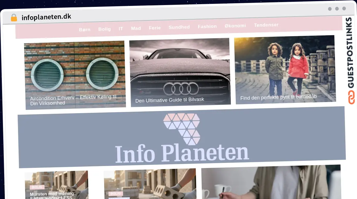 Publish Guest Post on infoplaneten.dk