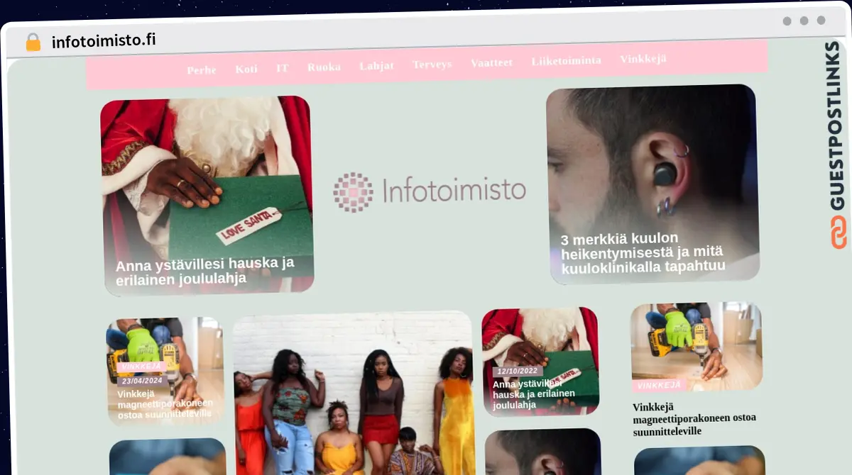 Publish Guest Post on infotoimisto.fi