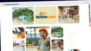 Publish Guest Post on itamerenlapset.fi