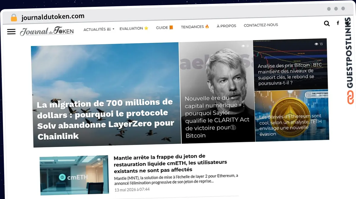 Publish Guest Post on journaldutoken.com