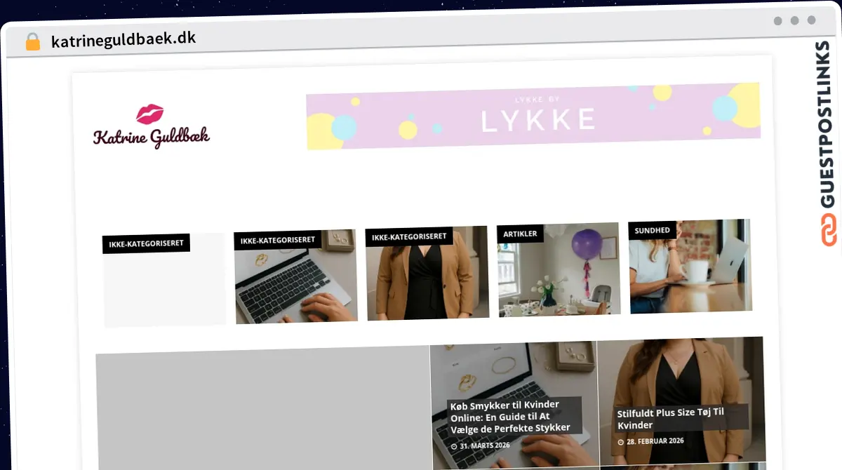Publish Guest Post on katrineguldbaek.dk