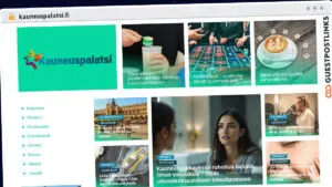 Publish Guest Post on kauneuspalatsi.fi