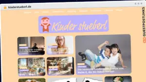 Publish Guest Post on kinderstueberl.de