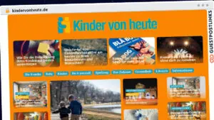 Publish Guest Post on kindervonheute.de