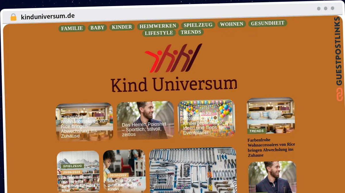 Publish Guest Post on kinduniversum.de