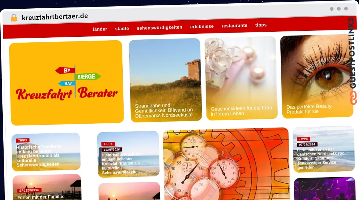 Publish Guest Post on kreuzfahrtbertaer.de