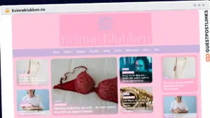 Publish Guest Post on kvinneklubben.no