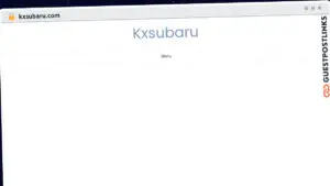 Publish Guest Post on kxsubaru.com