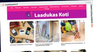 Publish Guest Post on laadukaskoti.fi