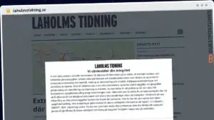 Publish Guest Post on laholmstidning.se