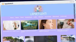 Publish Guest Post on lapsetlehti.fi