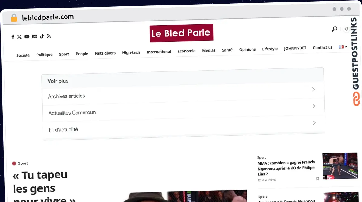 Publish Guest Post on lebledparle.com